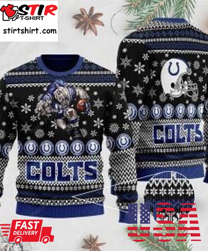 Nfl Indianapolis Colts Ugly Christmas Sweater, All Over Print Sweatshirt, Ugly Sweater, Christmas Sweaters, Hoodie, Sweater