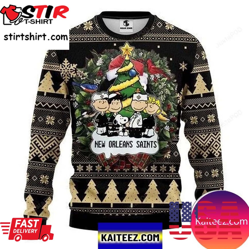 Nfl New Orleans Saints Christmas Ugly Sweater