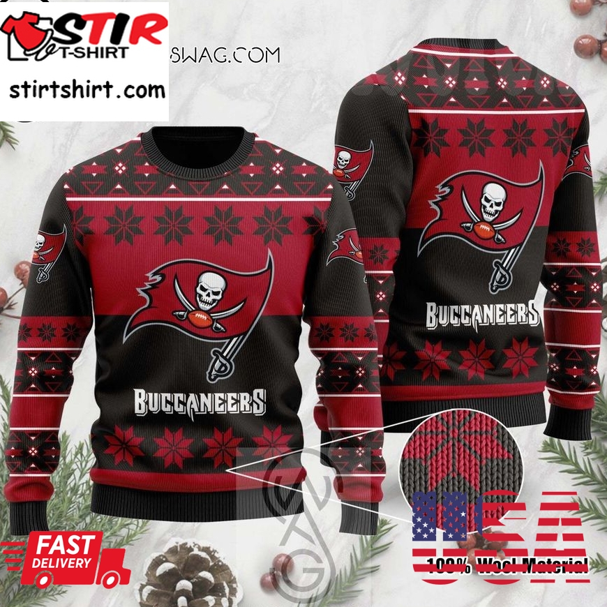 Nfl Tampa Bay Buccaneers Knitting Pattern Ugly Christmas Sweater