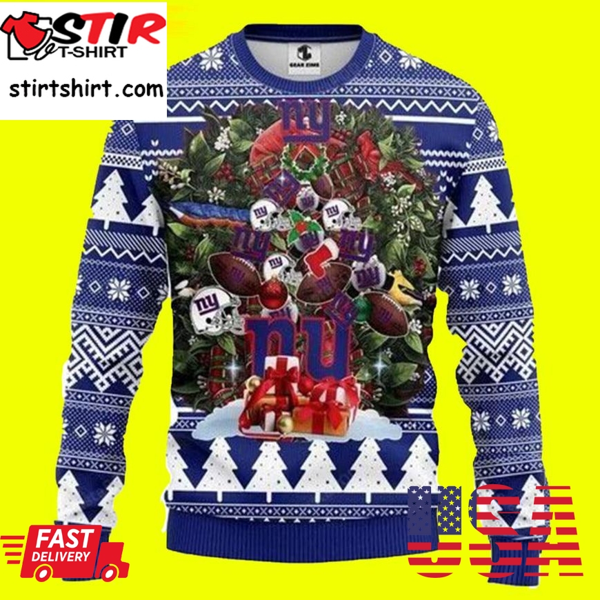 Nfl Tree Christmas New York Giants Ugly Christmas Sweater