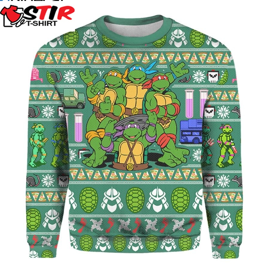 Ninja Turtles Ugly Christmas Sweater Turtles Sweater