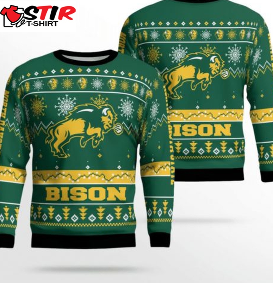 North Dakota State Bison Ugly Christmas Sweater