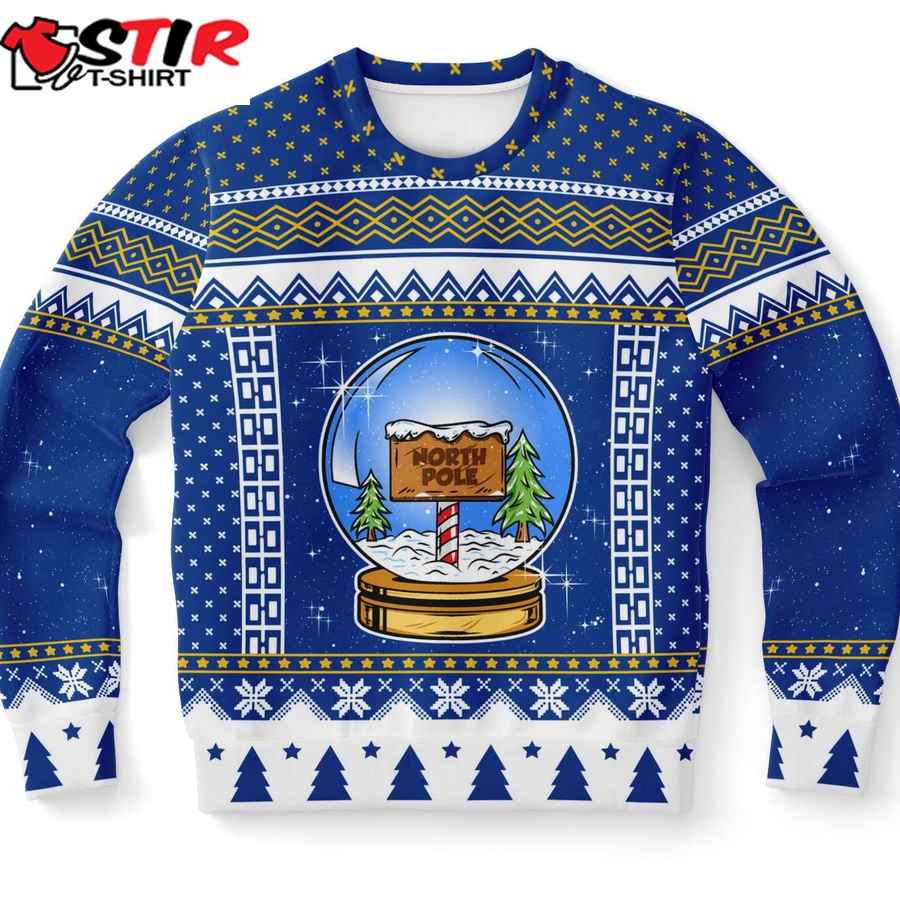 North Pole Snow Globe Ugly Christmas Sweater Stirtshirt