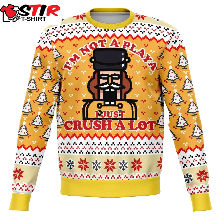Nutcracker Playa Funny Ugly Sweater Christmas Men Meme