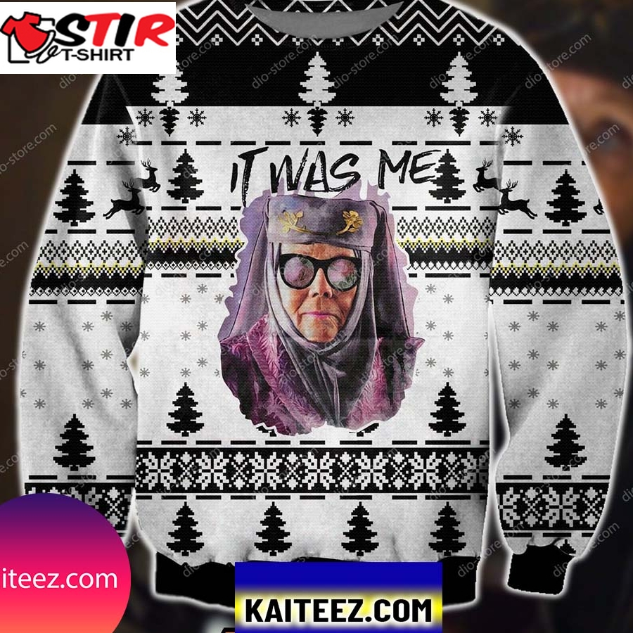 Olenna Tyrell It Was Me 3D Print Christmas Ugly Sweater
