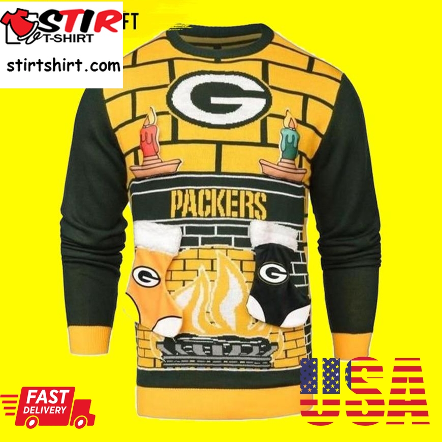 Packers Candle Green Bay Packers Ugly Christmas Sweater
