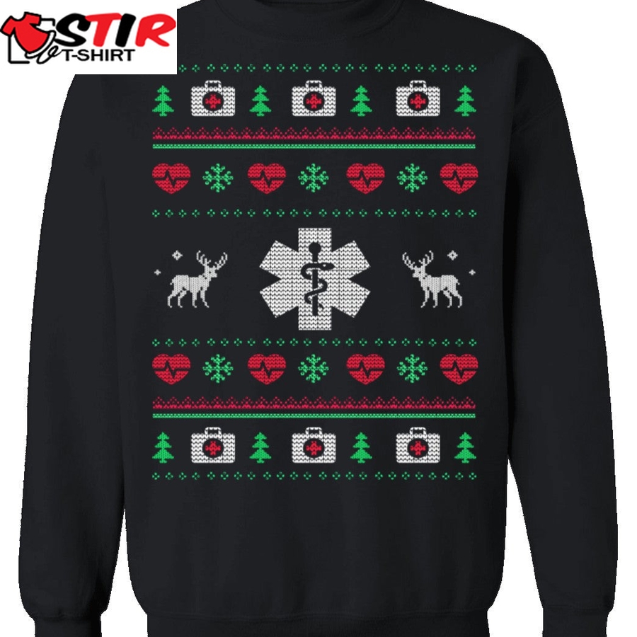 Paramedic Ugly Christmas Sweater   350
