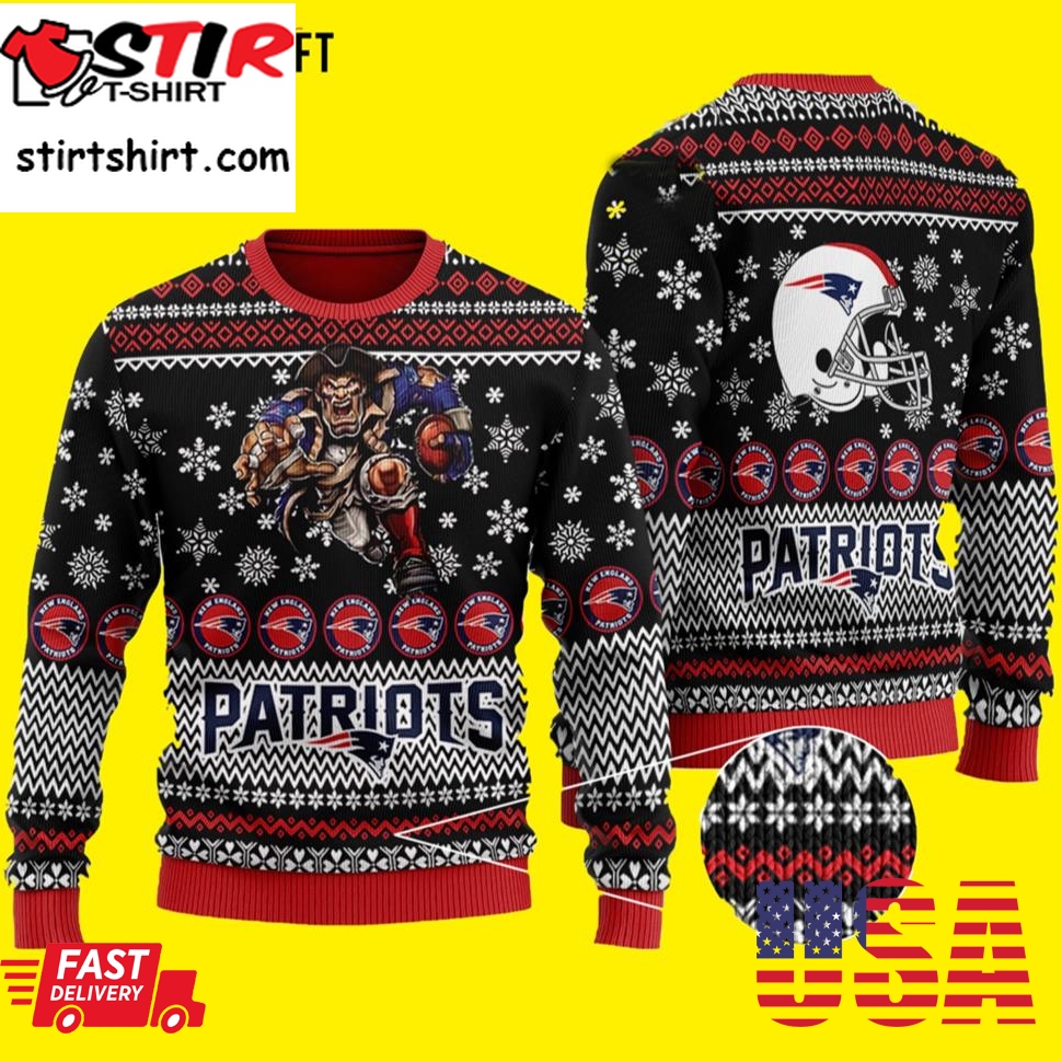 Patriots New England Patriots Ugly Christmas Sweater