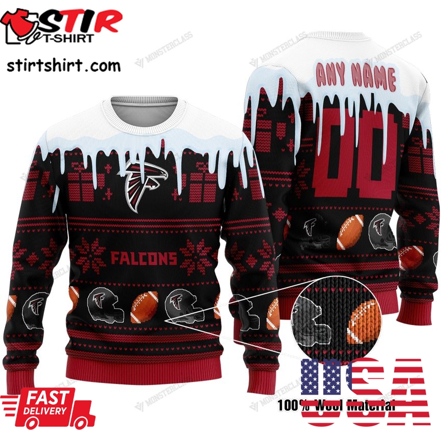 Personalized Atlanta Falcons Custom Nfl Christmas Sweater