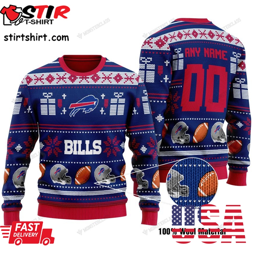 Personalized Buffalo Bills Custom Nfl Christmas Sweater
