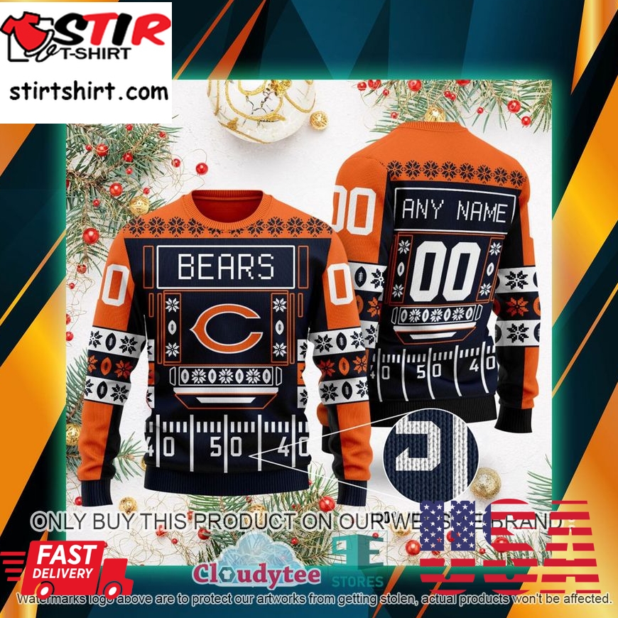 Personalized Chicago Bears Nfl Ugly Sweater 