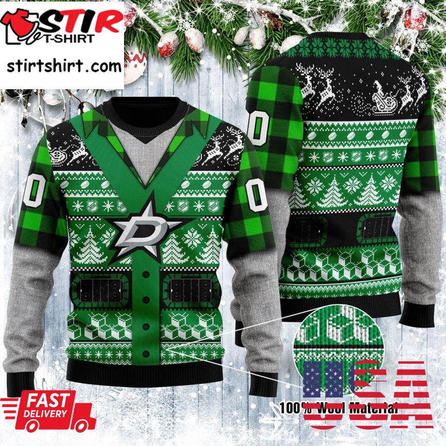 Personalized Dallas Stars Custom Ugly Christmas Sweater