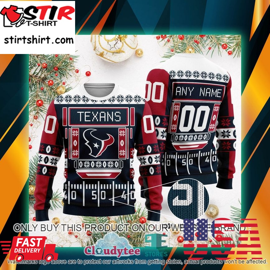 Personalized Houston Texans Nfl Ugly Sweater 