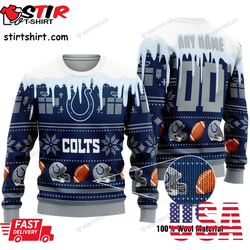 Personalized Indianapolis Colts Custom Nfl Christmas Sweater