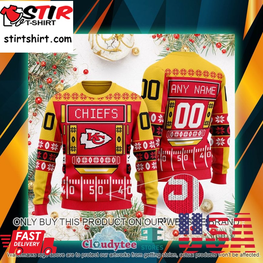 Personalized Kansas City Chiefs Nfl Ugly Sweater  