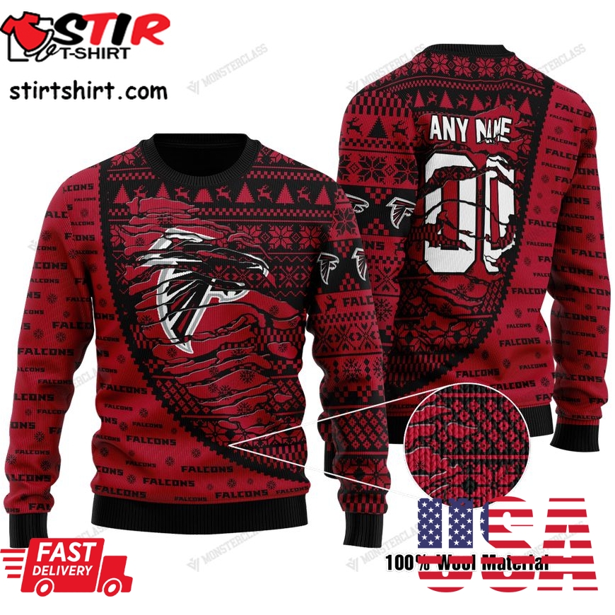 Personalized Nfl Atlanta Falcons Custom Sweater