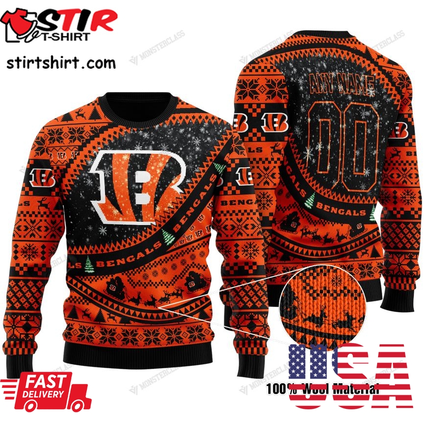 Personalized Nfl Cincinnati Bengals V1 Custom Sweater