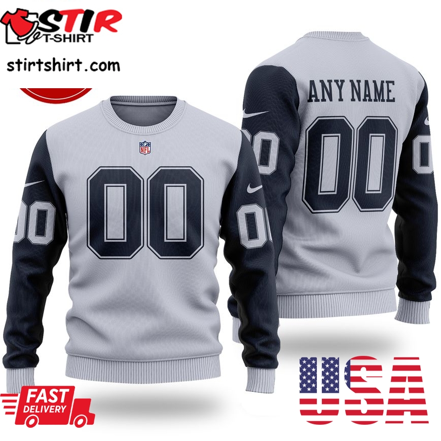 Personalized Nfl Dallas Cowboys Christmas Sweater