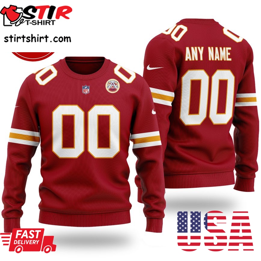Personalized Nfl Kansas City Chiefs Afc Christmas Sweater