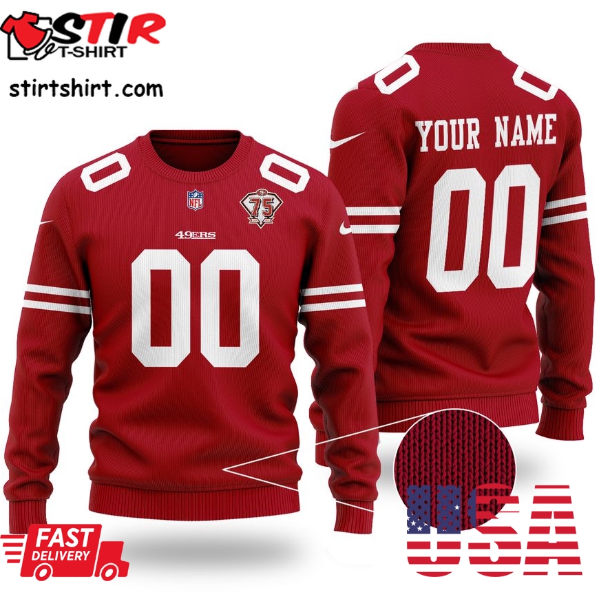 Personalized Nfl San Francisco 49Ers Christmas Sweater