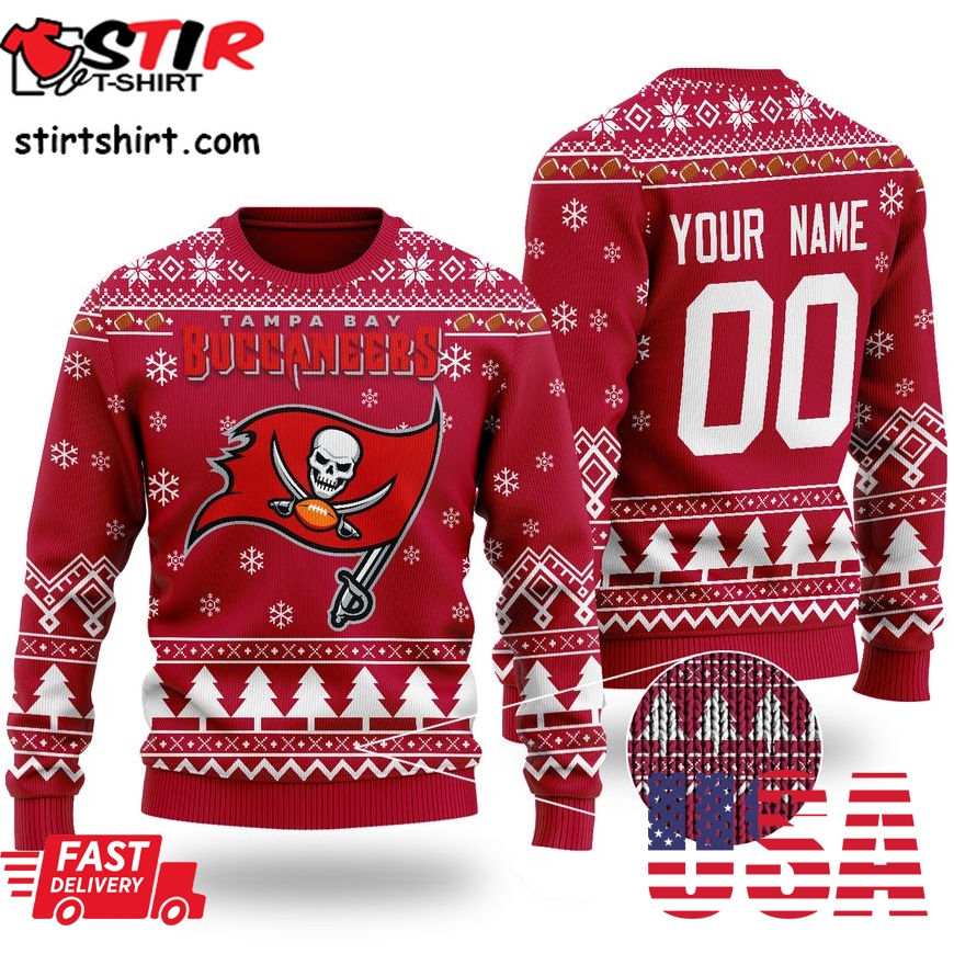 Personalized Nfl Tampa Bay Buccaneers Christmas Sweater