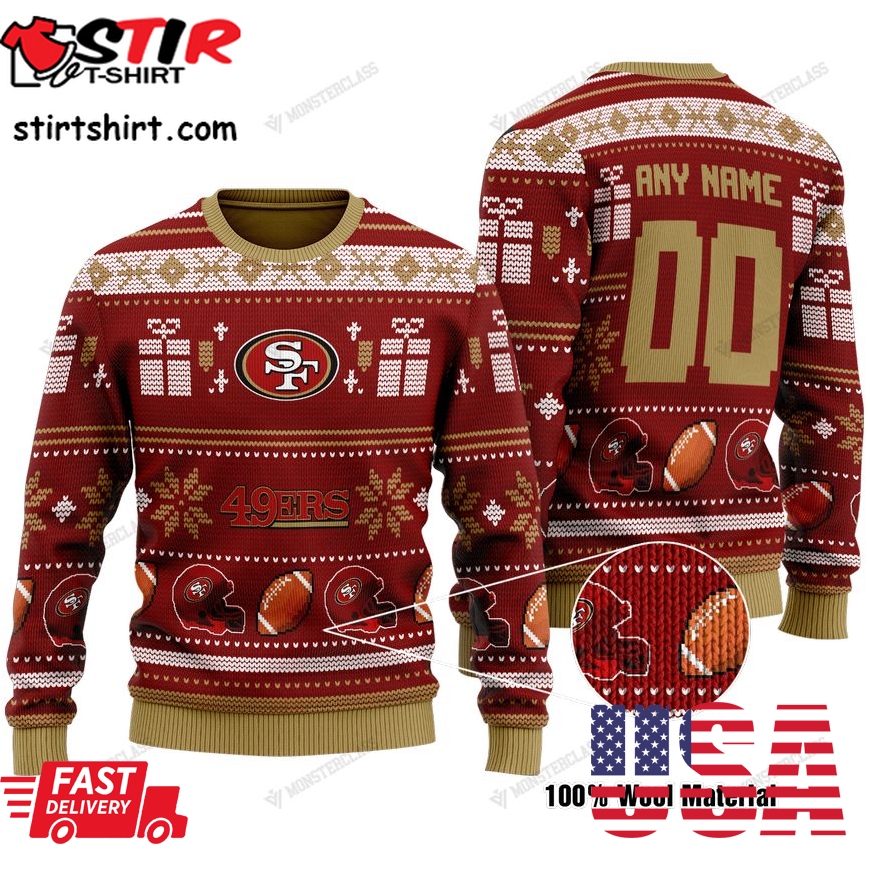 Personalized San Francisco 49Ers Custom Nfl Christmas Sweater - StirTshirt