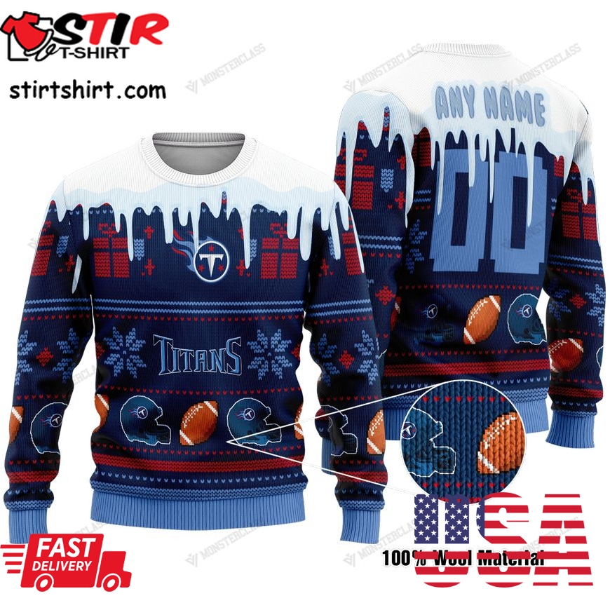 Personalized Tennessee Titans Custom Nfl Christmas Sweater