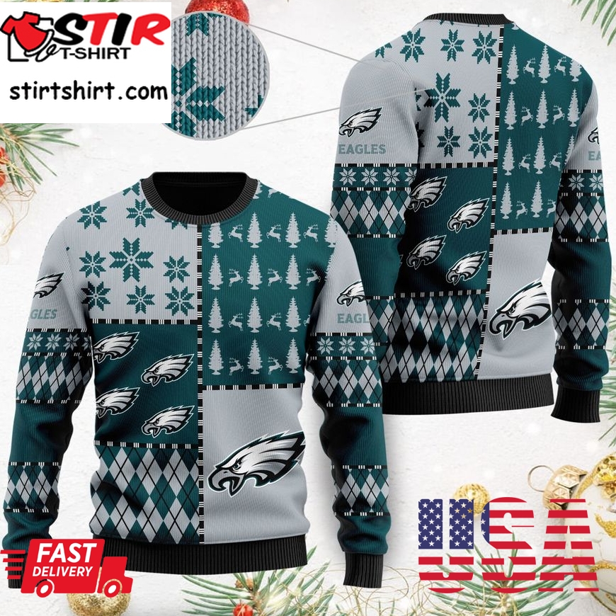 Philadelphia Eagless Full Size For Sale Best Christmas Gift For Eagles Fans Ugly Christmas Sweater, Christmas Sweaters, Hoodie, Sweatshirt, Sweater