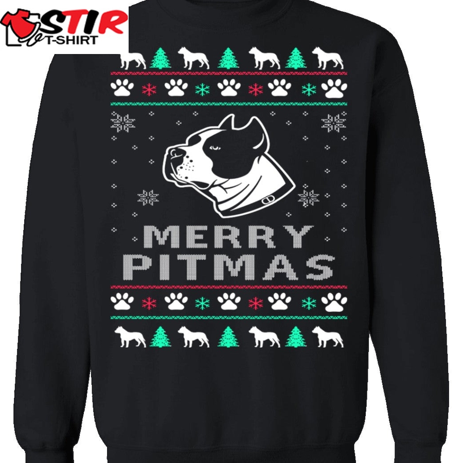 Pitbull Ugly Christmas Sweater   191