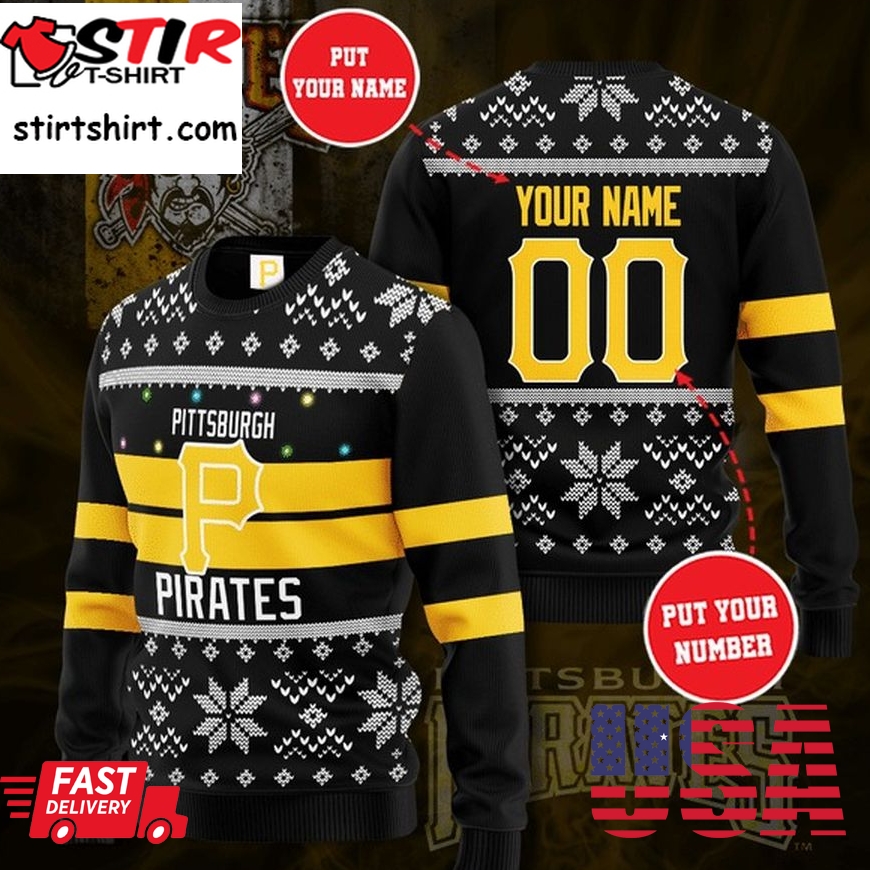 Pittsburgh Pirates Personalized Custom Christmas Sweater
