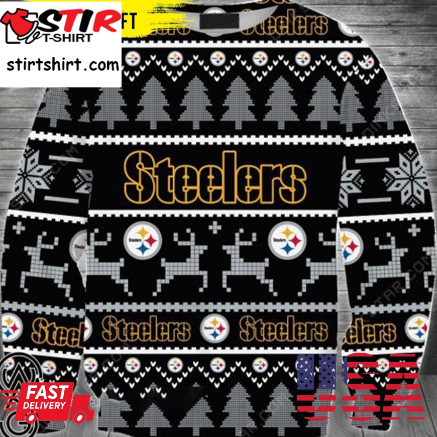 Pittsburgh Steelers Full Printing Pittsburgh Steelers Ugly Christmas Sweater
