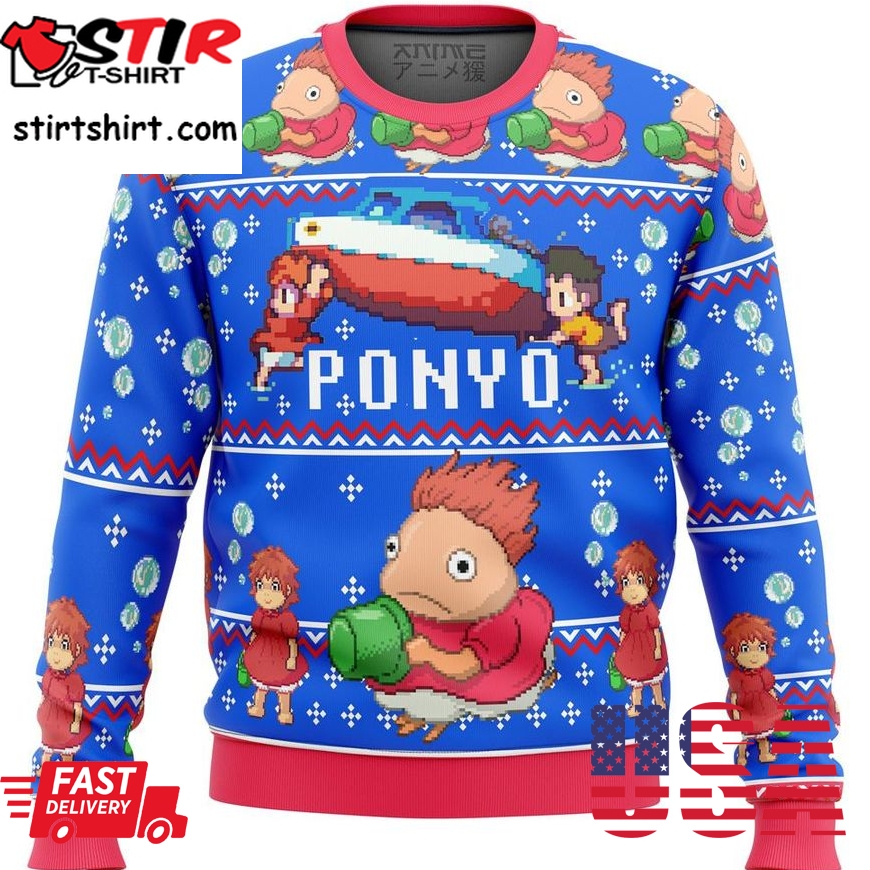 Ponyo Premium Ugly Christmas Sweater