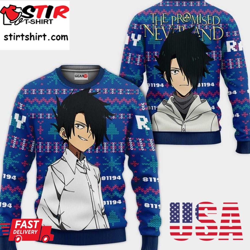Ray Anime The Promised Neverland Ugly Sweater