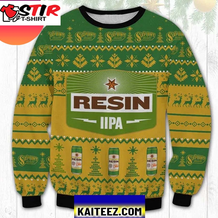 Resin Iipa 3D Christmas Ugly Sweater