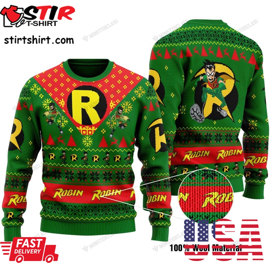 Robin Dc Comics Christmas Sweater