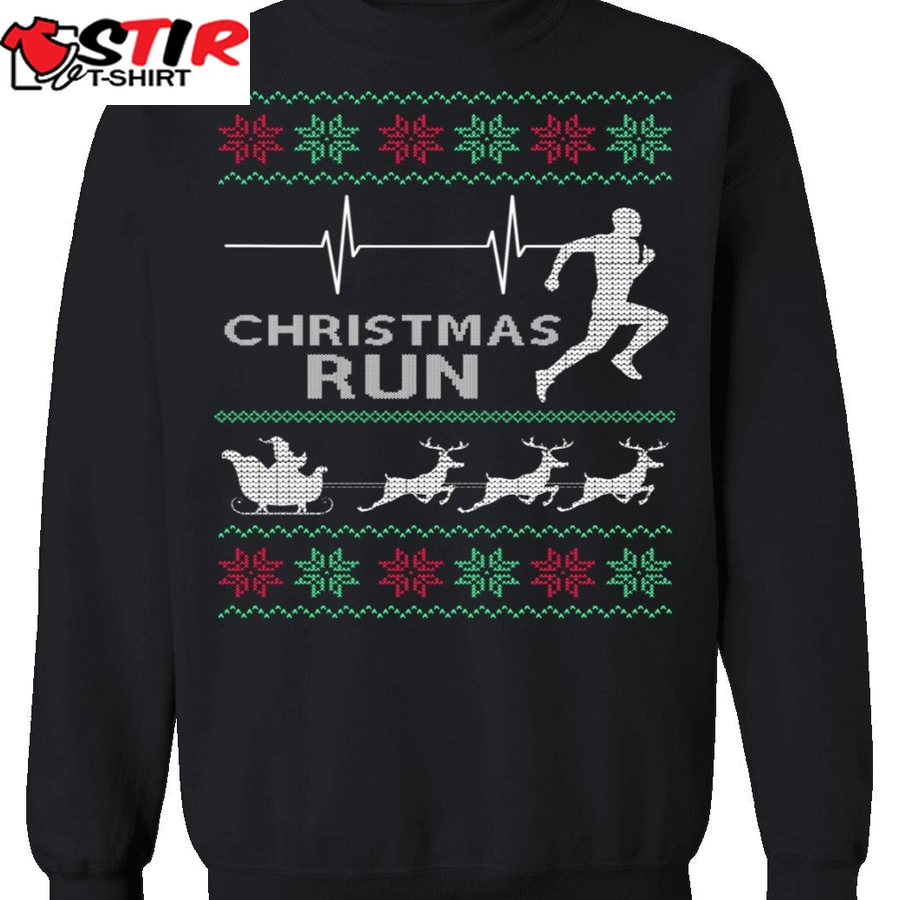 Running Ugly Christmas Sweater