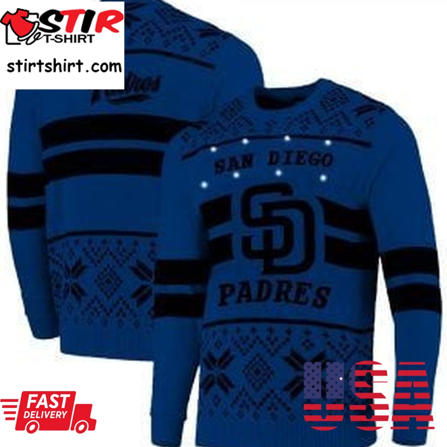 San Diego Padres Ugly Christmas Sweater, All Over Print Sweatshirt, Ugly Sweater, Christmas Sweaters, Hoodie, Sweater