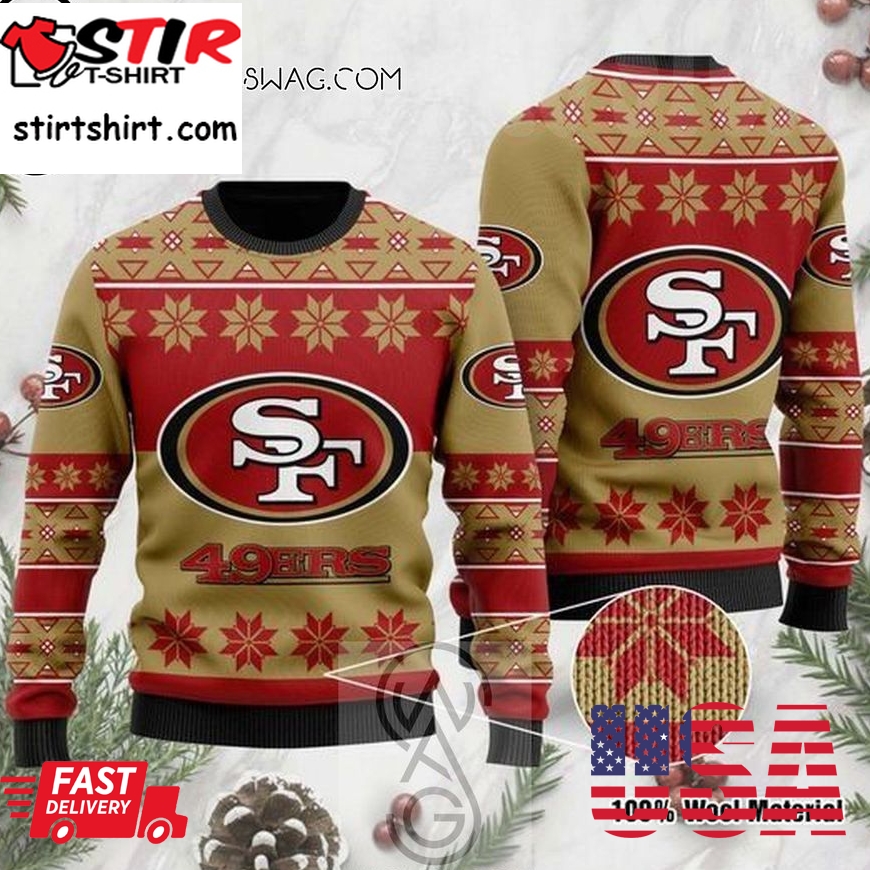 San Francisco 49Ers American Football Team Holiday Party Ugly Christmas Sweater