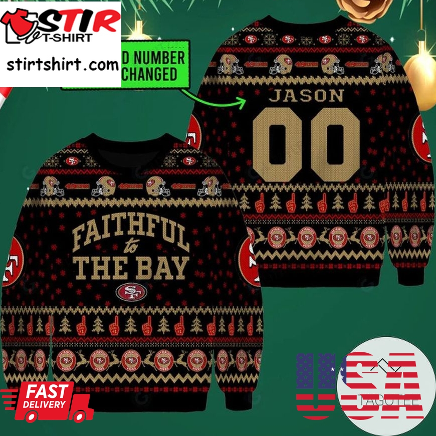 San Francisco 49Ers Faithful To The Bay Ugly Sweater