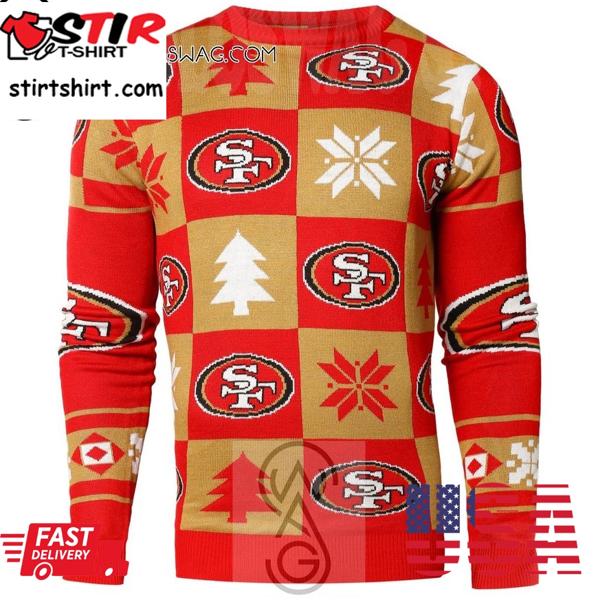 San Francisco 49Ers Nfl Holiday Party Ugly Christmas Sweater