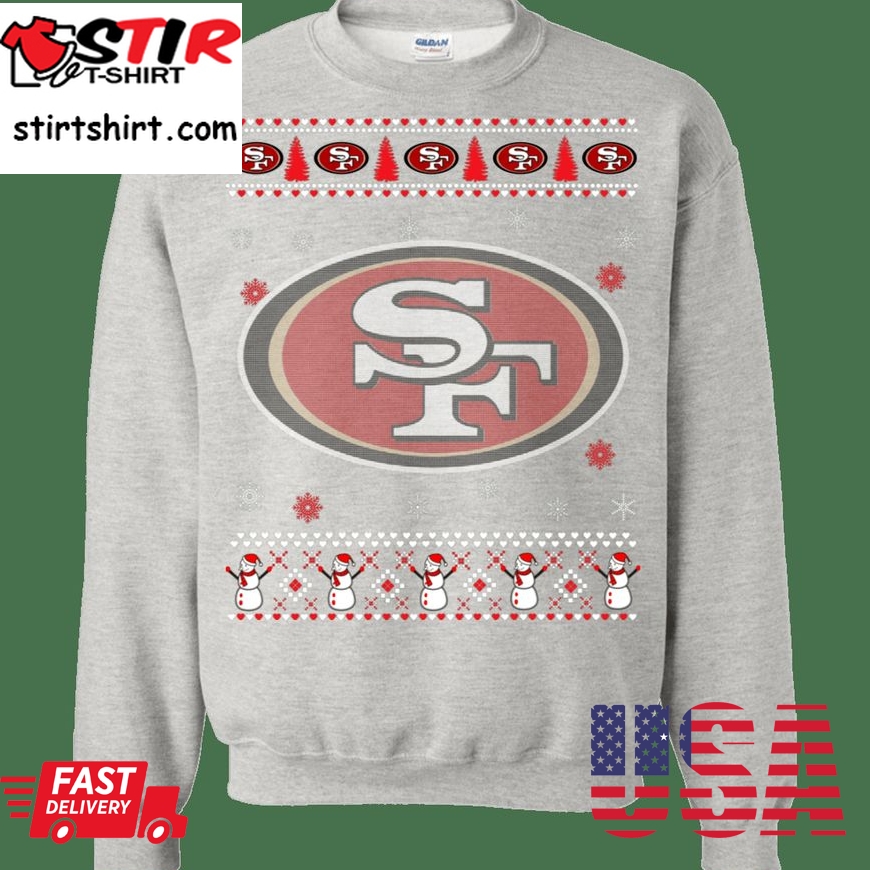 San Francisco 49Ers Ugly Christmas Sweater Nfl Fan Gift Sweatshirt, Gift