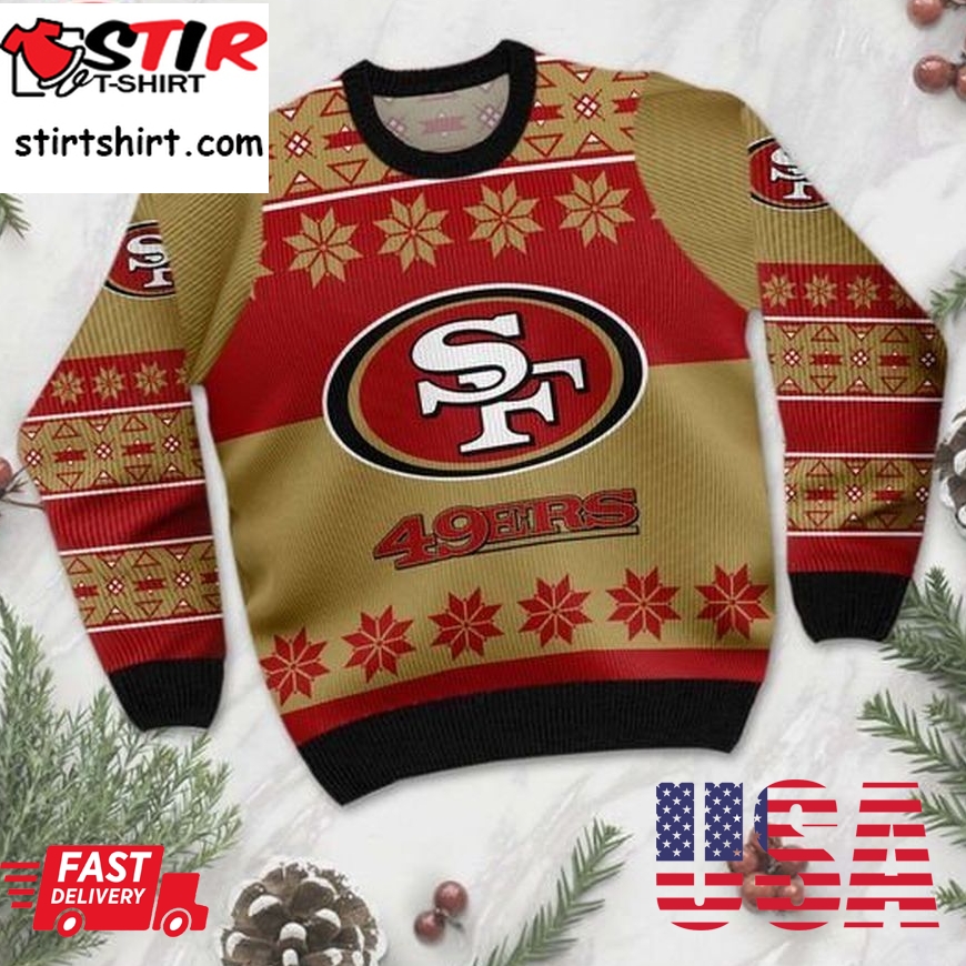 San Francisco 49Ers Wool Ugly Christmas Sweater