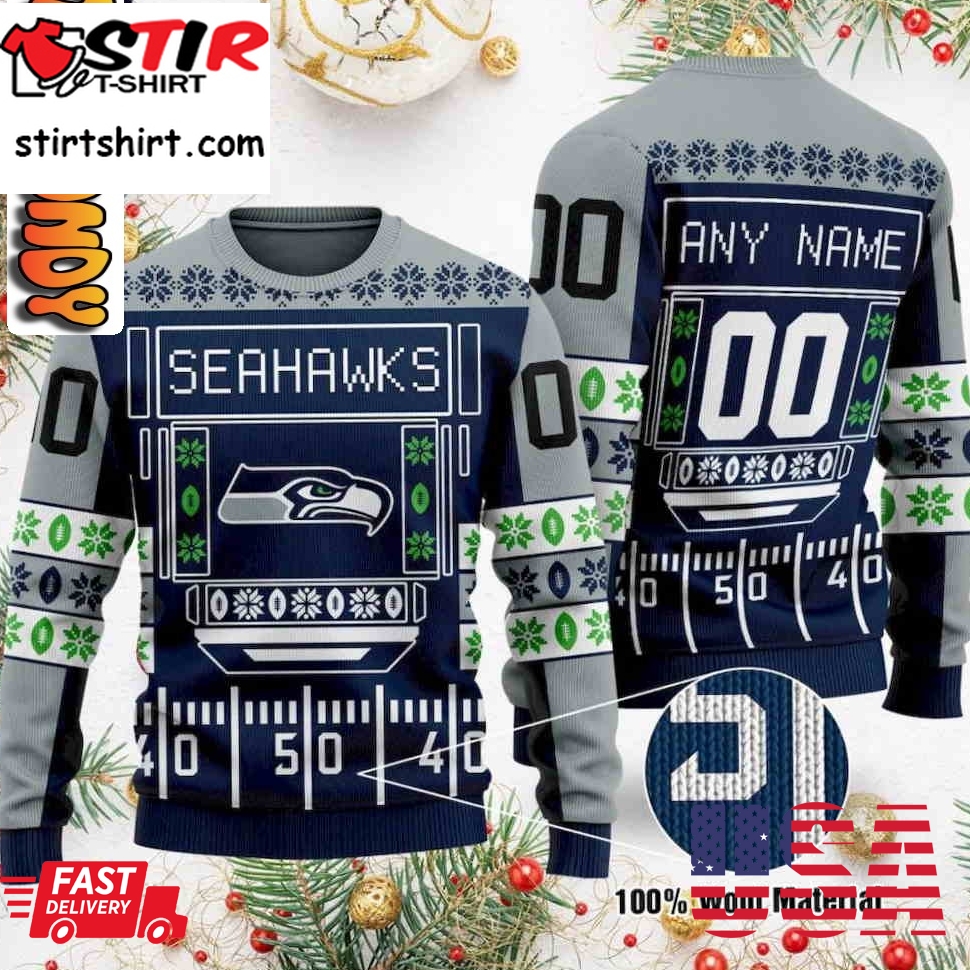 Seattle Seahawks Nfl Ugly Christmas Sweater