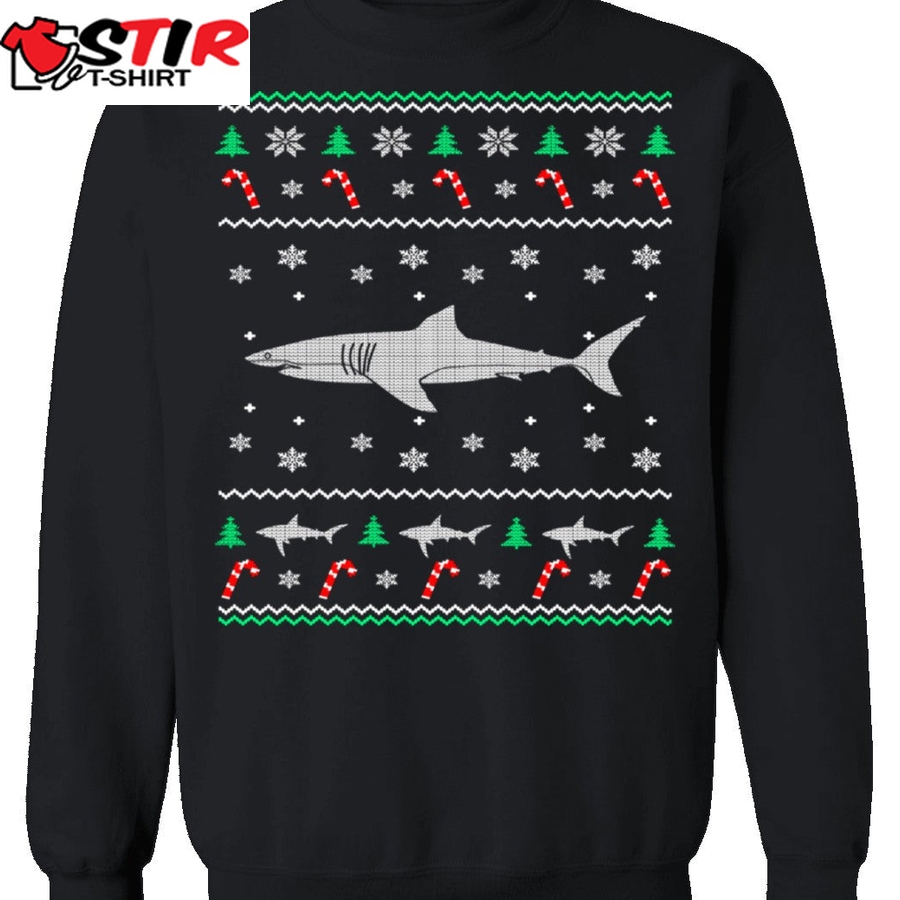 Shark Ugly Christmas Sweater   94