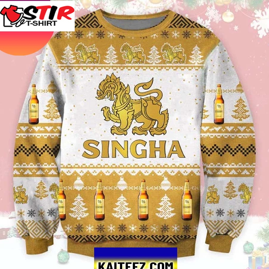 Singha 3D Christmas Ugly Sweater