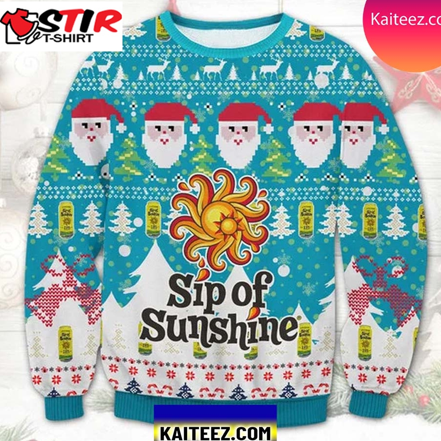 Sip Of Sunshine Ipa 3D Christmas Sweater