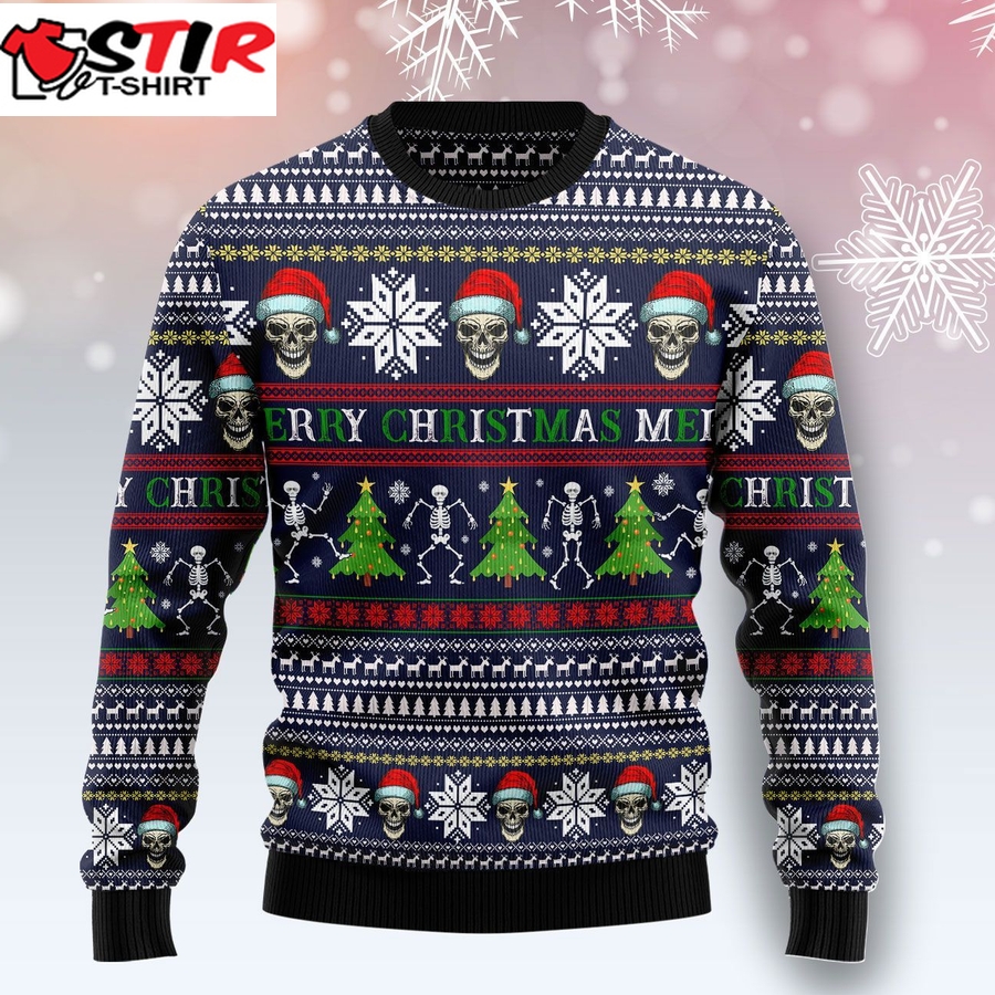 Skull Christmas Ugly Sweater   378