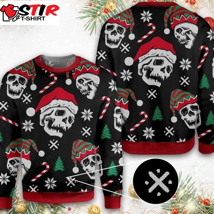 Skull Ugly Ugly Christmas Sweater