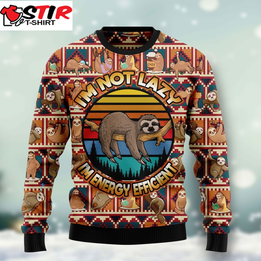 Sloth Ugly Christmas Sweater   86