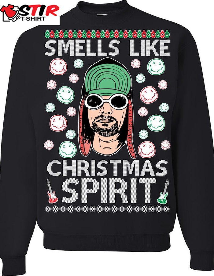 Smells Like Christmas Spirit Ugly Sweatshirt, Christmas Ugly Sweater
